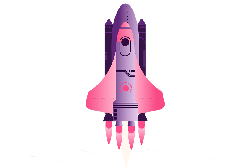 a rocket ship